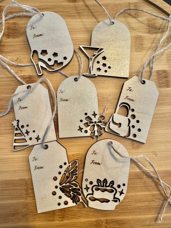 Brandi Creations Wooden Gift Tags – Elevate Your Gift-Giving